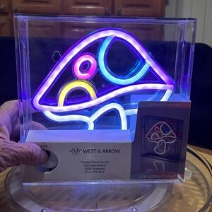 LED mushroom neon light